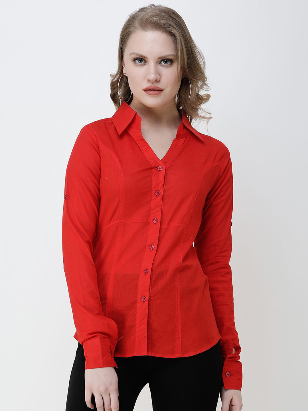 MINOS Slim Fit Cotton Casual Shirt