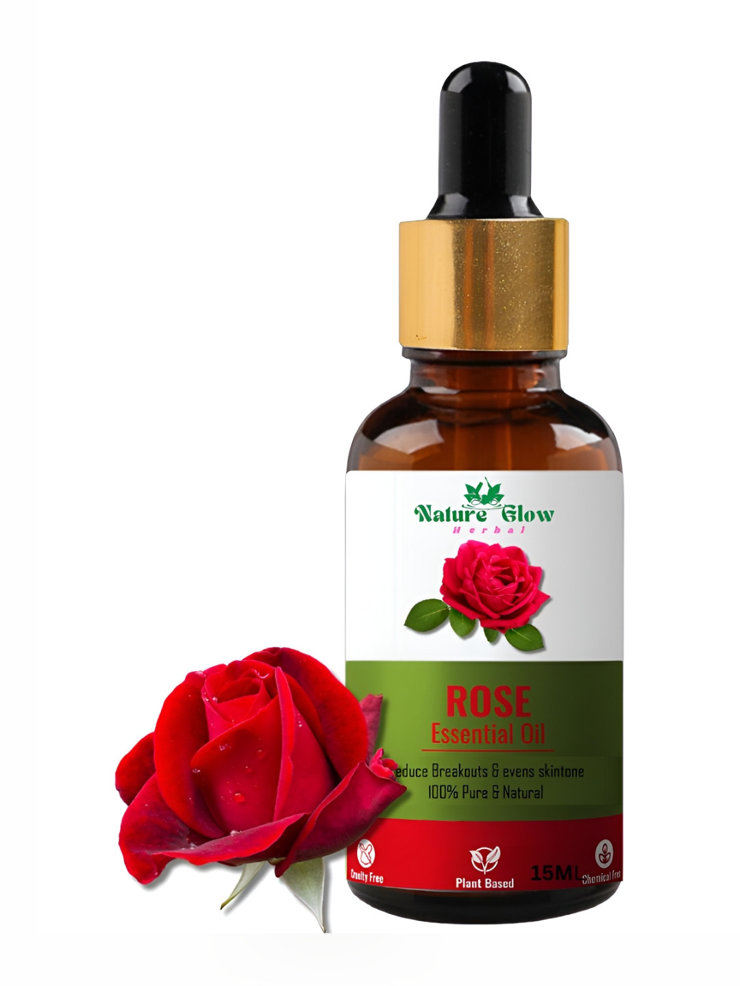 Nature Glow Herbal Rose Essential Oil -15ml