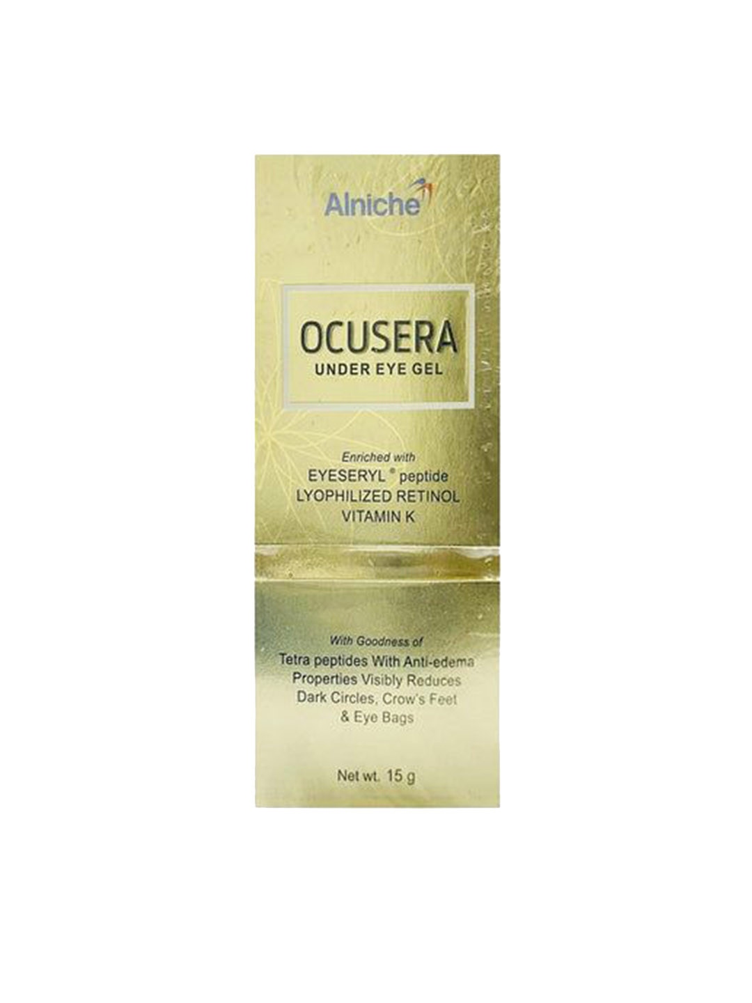 ALNICHE Lightweight Non Greasy Under Eye Gel - 15 g