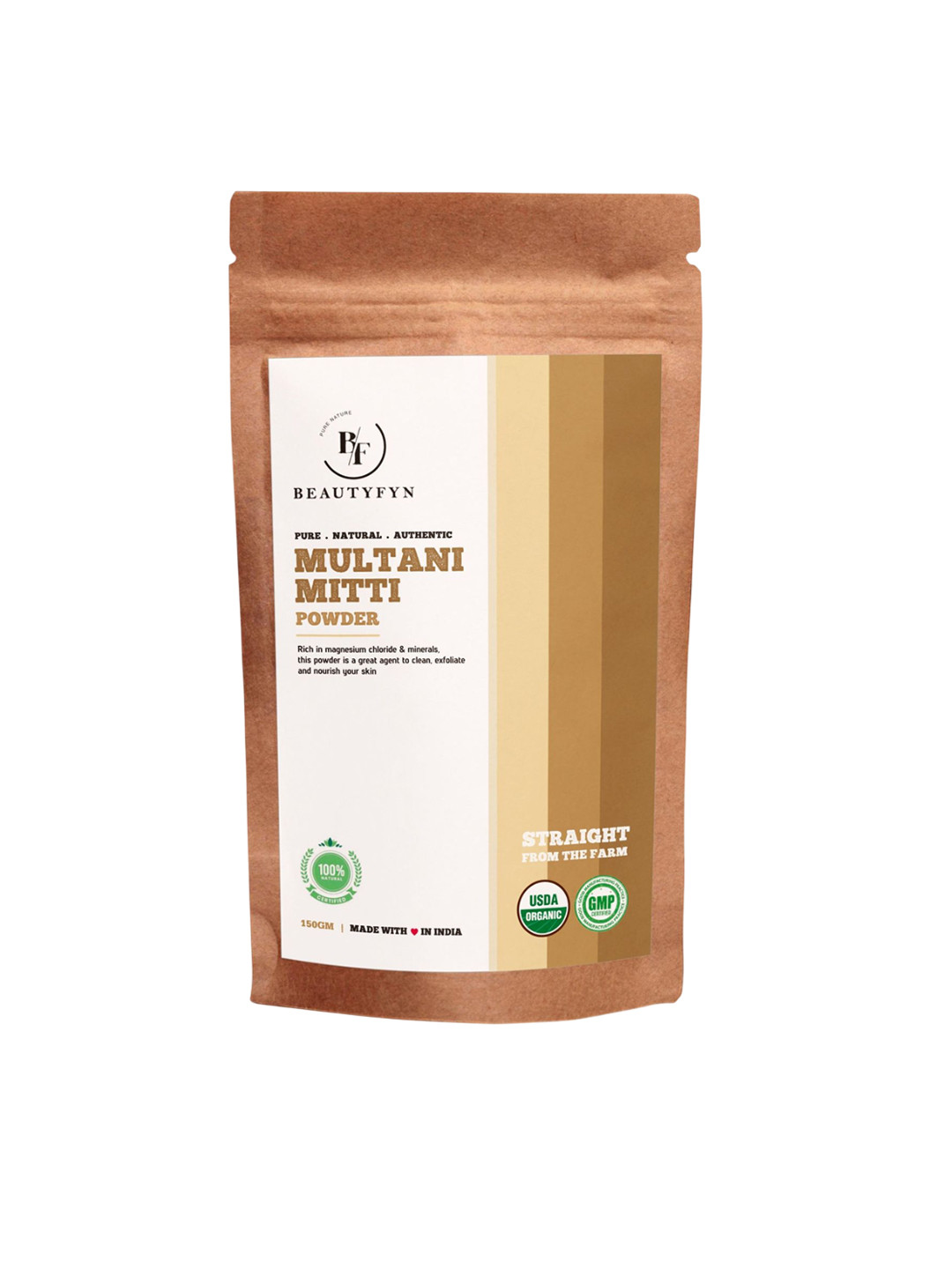 BEAUTYFYN Natural Herbal Multani Mitti Powder- 150 g