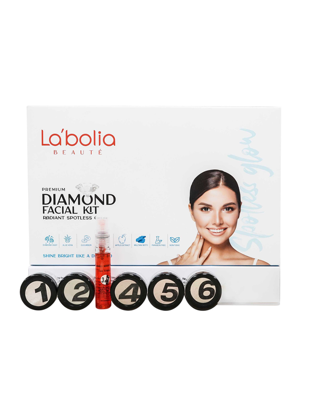 Labolia Beaute 6 Step Diamond Facial Kit- 60 g