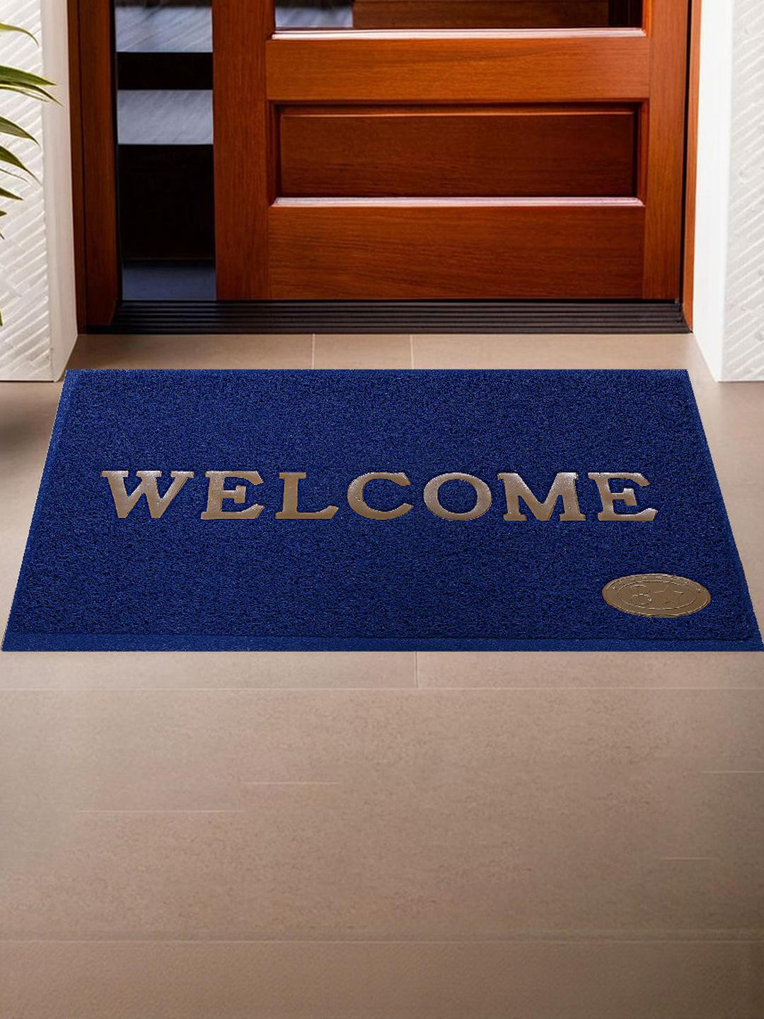IVAZA Blue PVC Material Anti-Skid Doormats