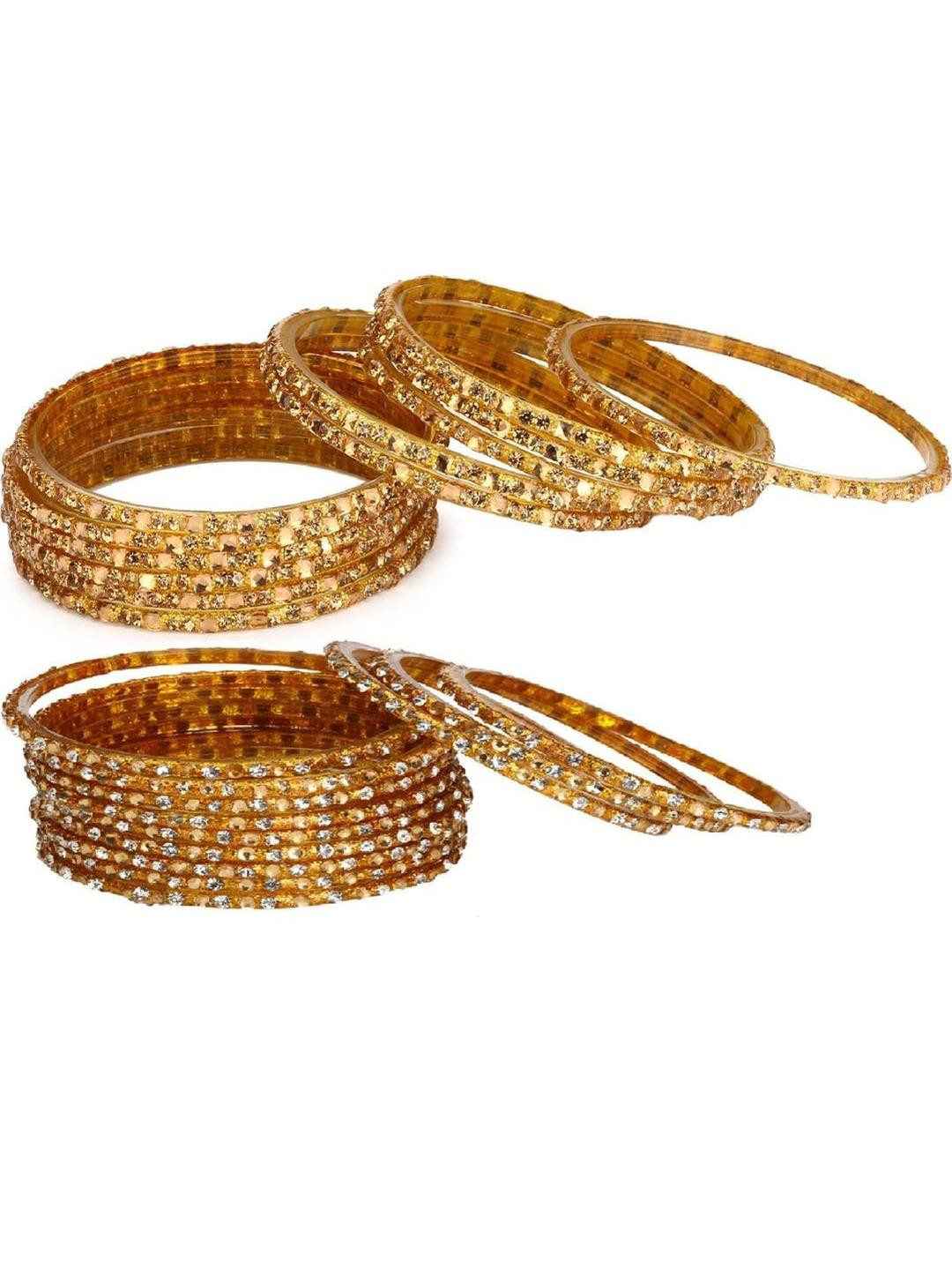 1ST TIME Set of 24 Gold Alloy Bangle