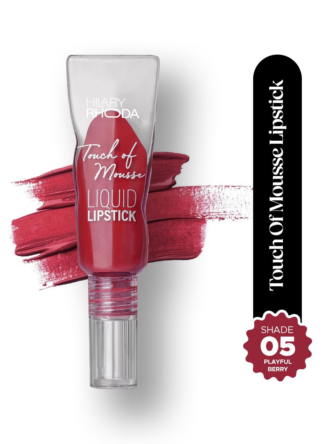 Hilary Rhoda Touch Of Mousse Matte Finish Waterproof Liquid Lipstick - 5ml- Shade- 05