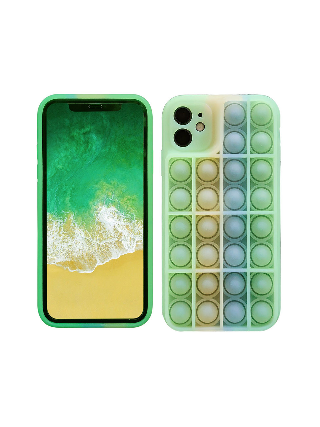 CASE CREATION Neon Sand Printed iPhone XR Back Case Mobile Accessories