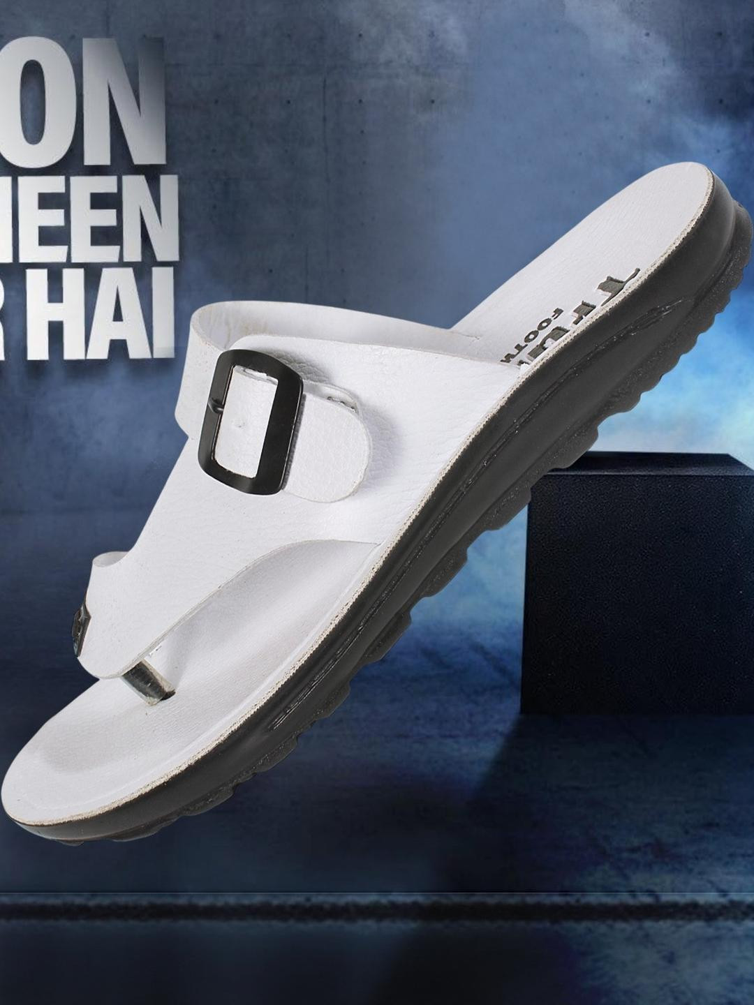 Trump White PU Flip Flops