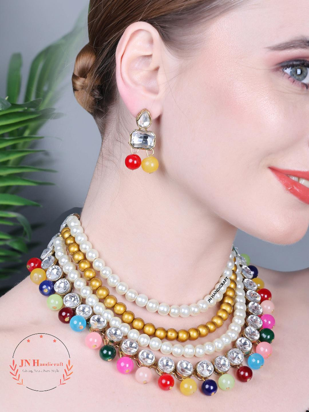 JN HANDICRAFT Multi  Necklace