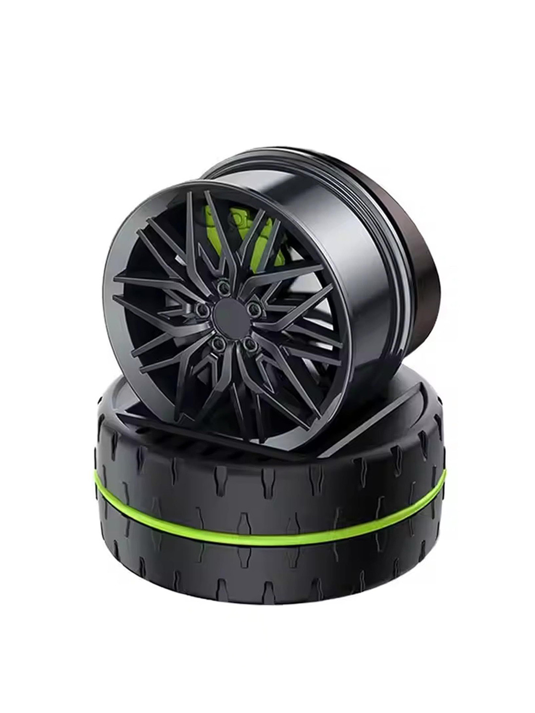 AUGEN Solar Wheel Design Rotating Car Air Freshener