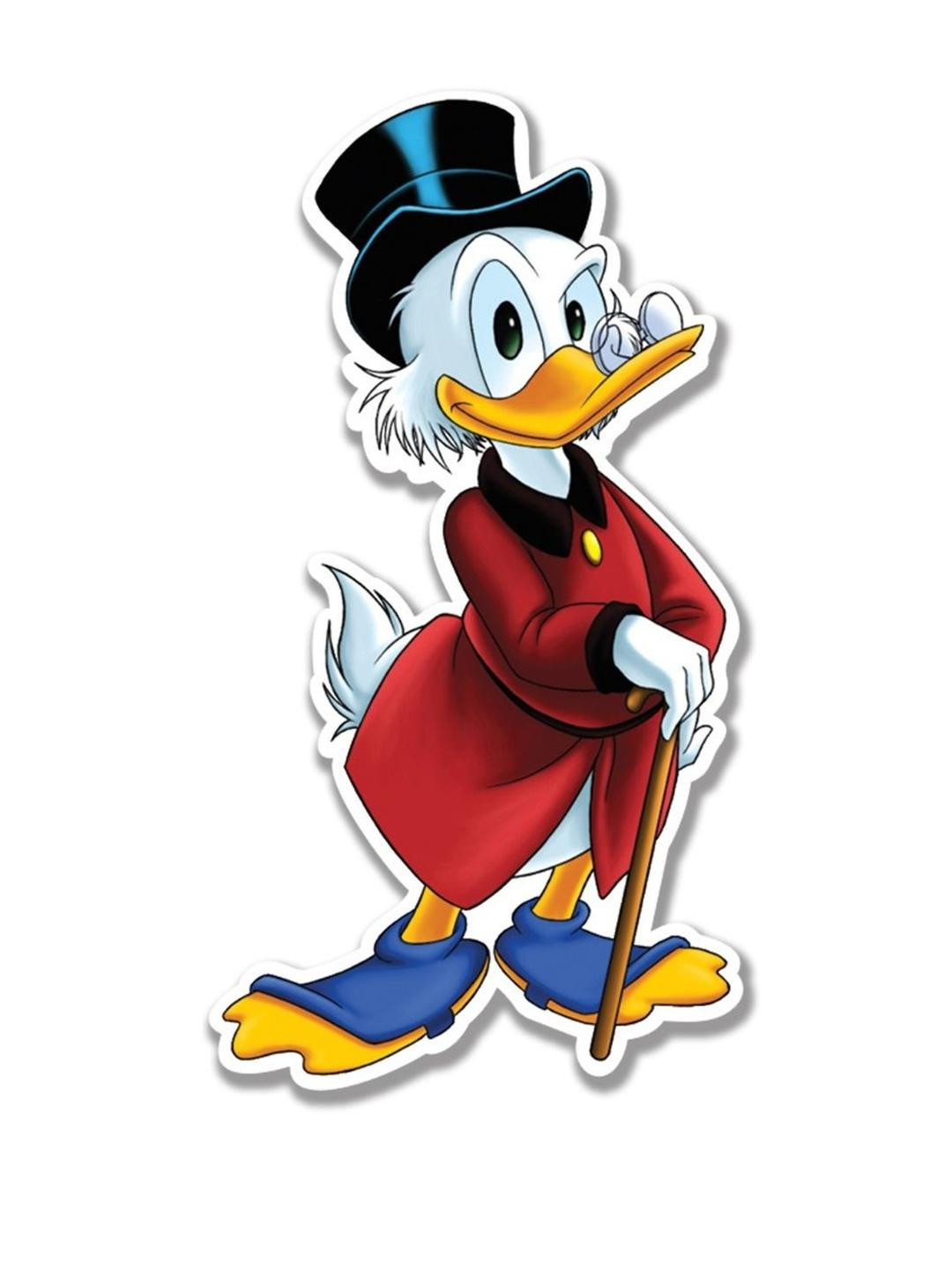 Evercaregifts McDuck Uncle Scrooge Fridge Magnet