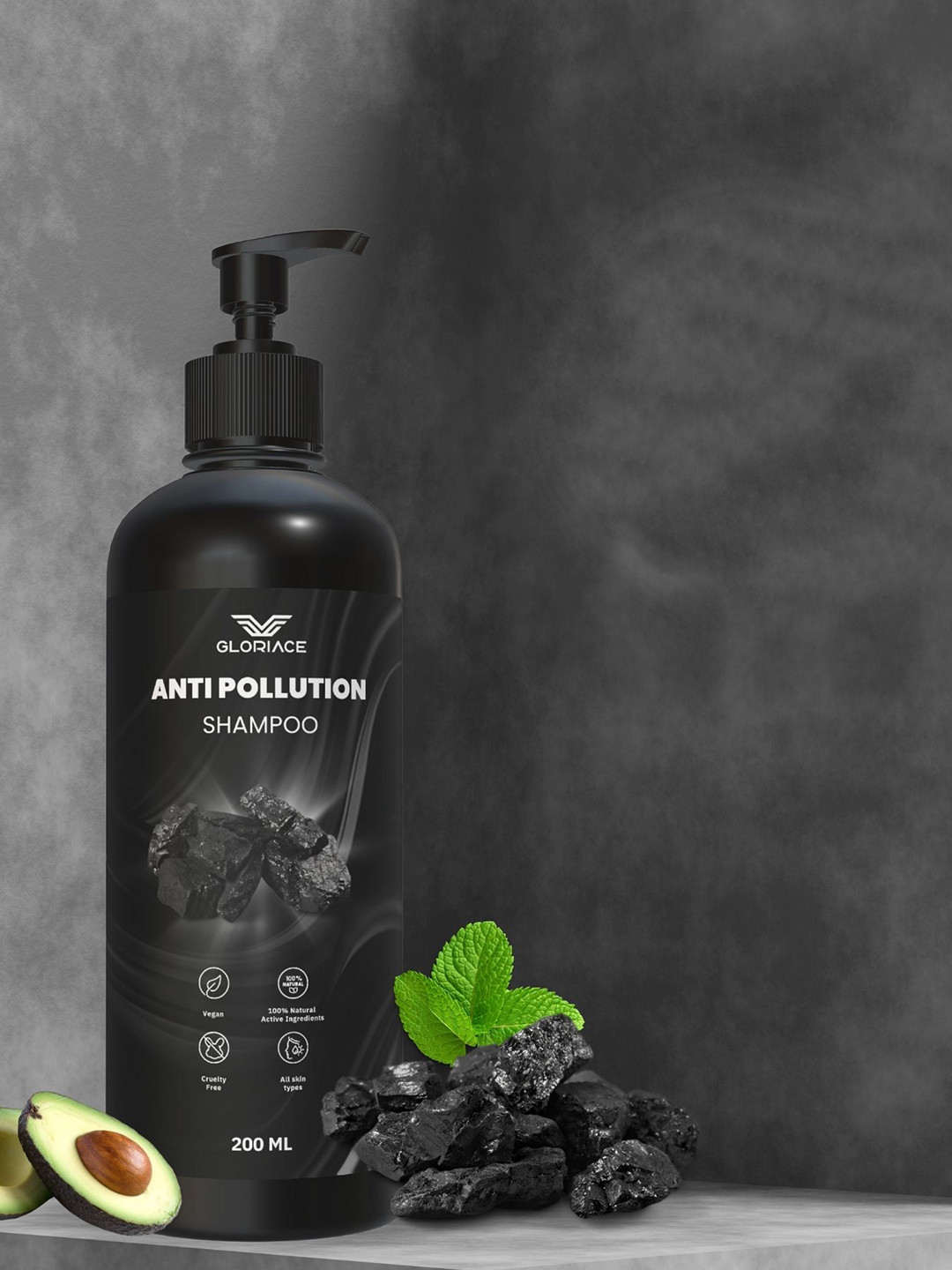 Gloriace Anti Pollution Shampoo With Avocado - 200 ml