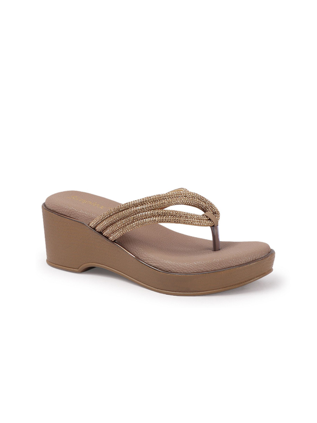 Simplex Footwear Women Embellished Wedge Heels