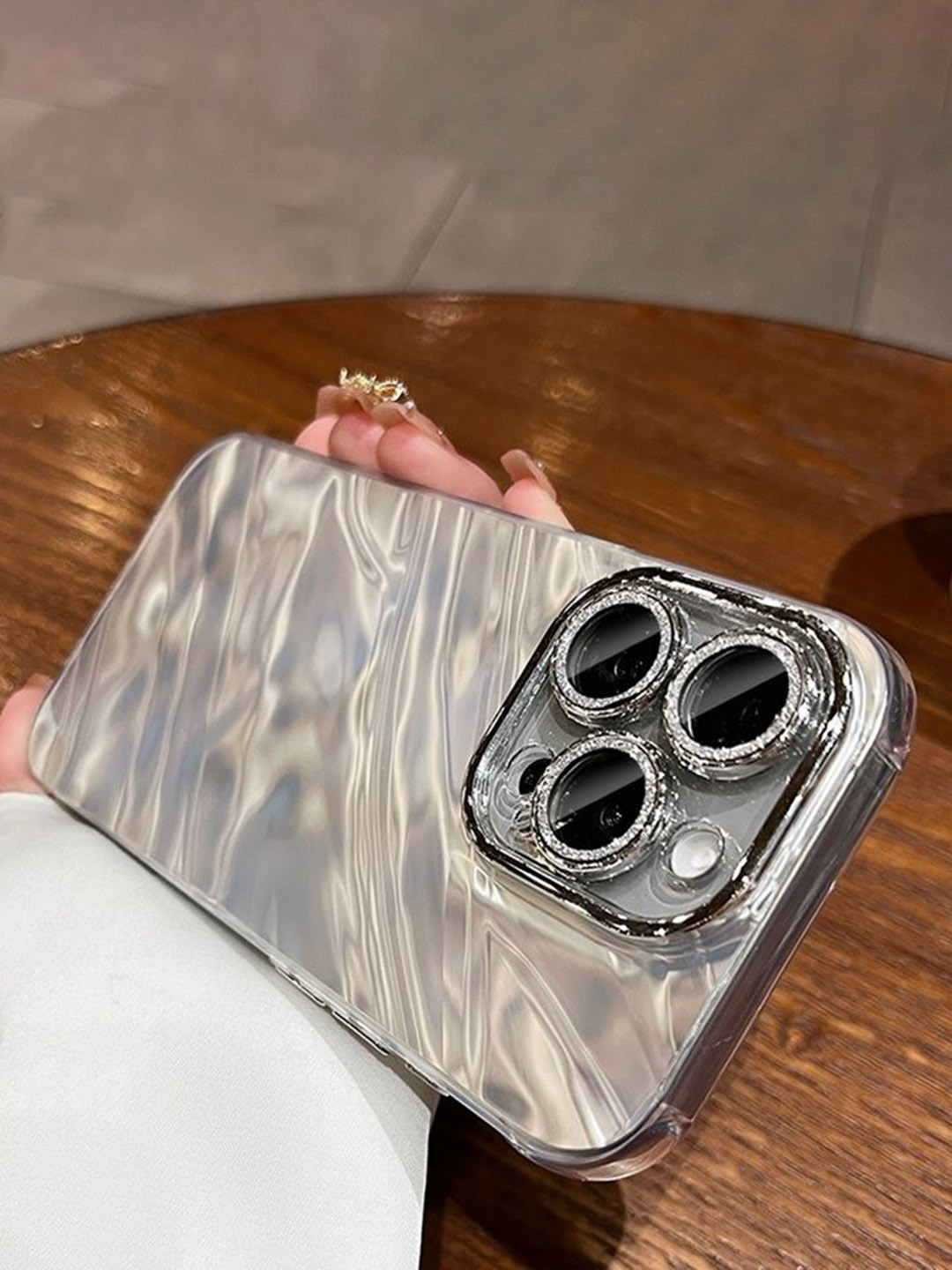 CASE CREATION Quirky Printed Real 3D iPhone 16 Pro Back Case Mobile Accessories