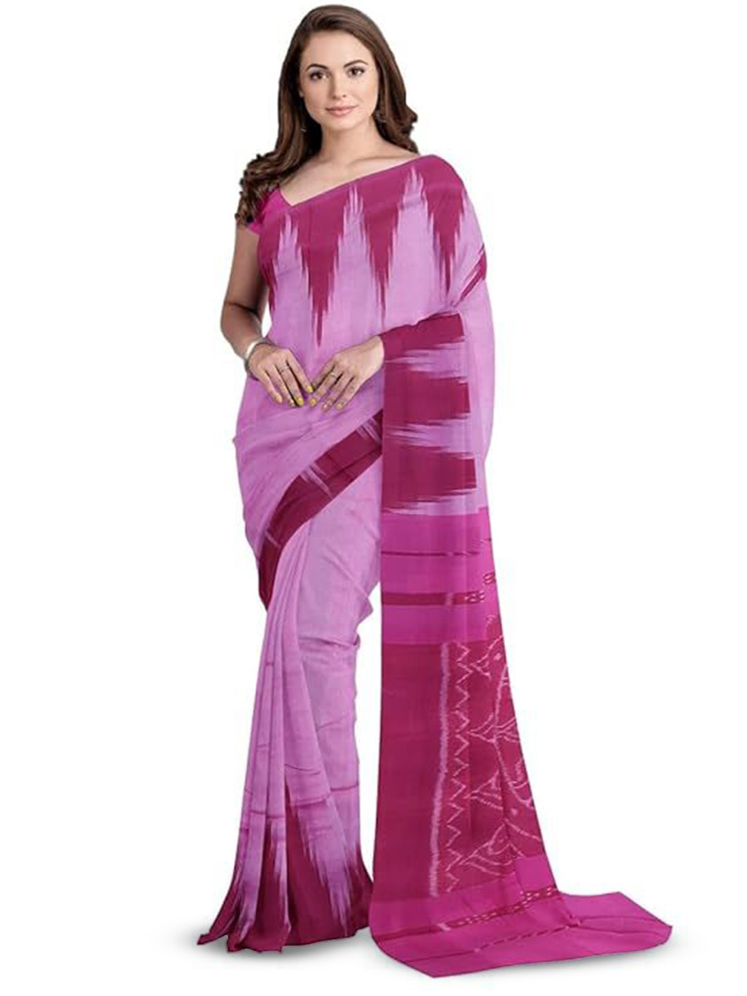 BigRayn Pure Cotton Kargil Khandua Saree