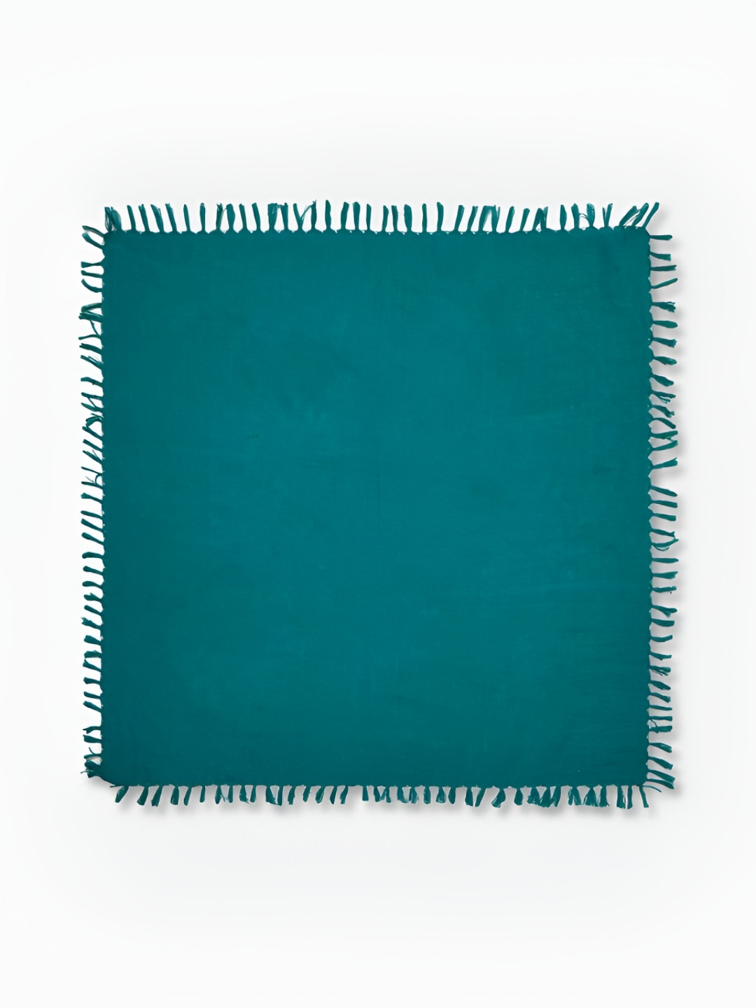 Fabindia 6-Pcs Teal Green Tassled TableNapkin
