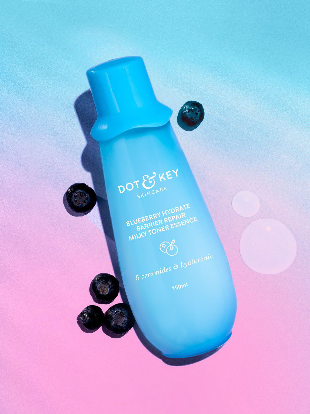 DOT & KEY Blueberry Hydrate Barrier Repair Milky Toner Essence- 150 ml