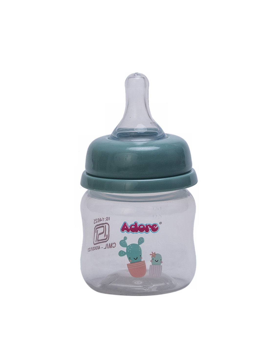 Adore Kids England Narrow Neck Feeding Bottles - 60 ml - Green