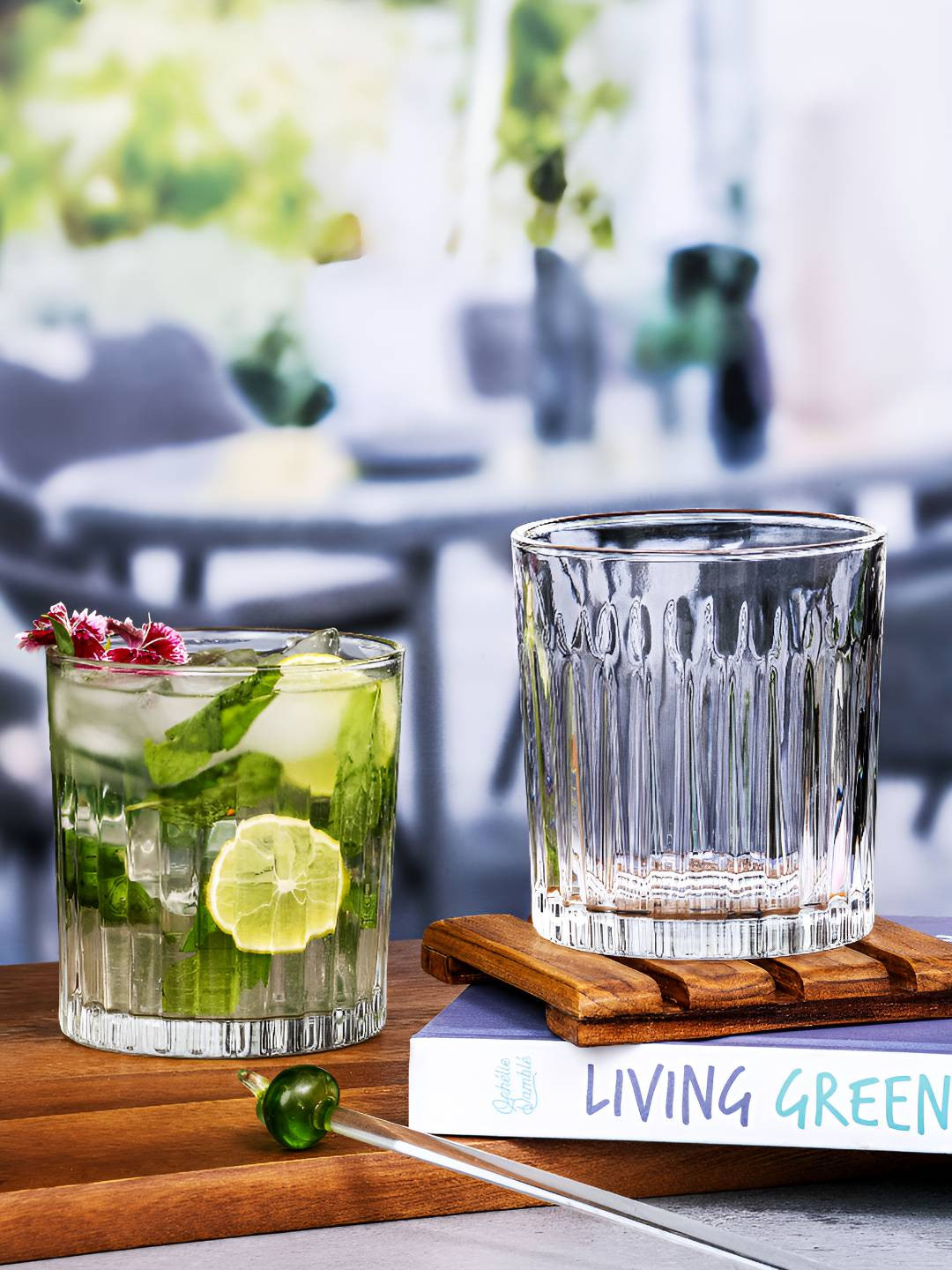 Roxx Transparent 6 Pieces Dishwasher Safe Water Glasses 310ml