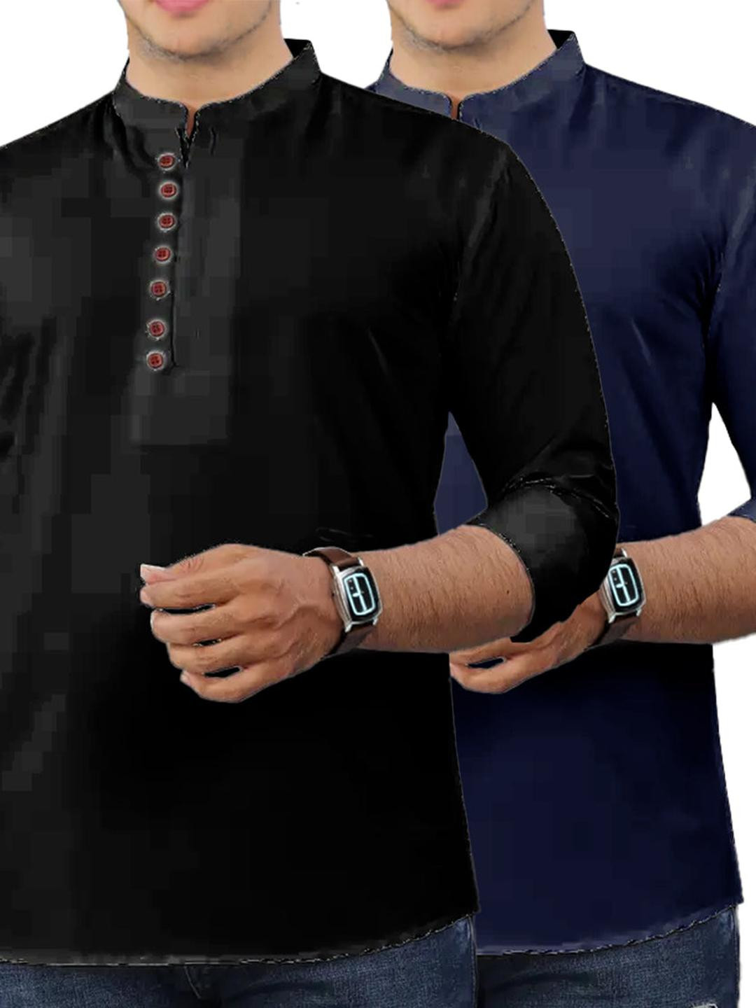 CROWNTAIL Cotton Men Kurtas