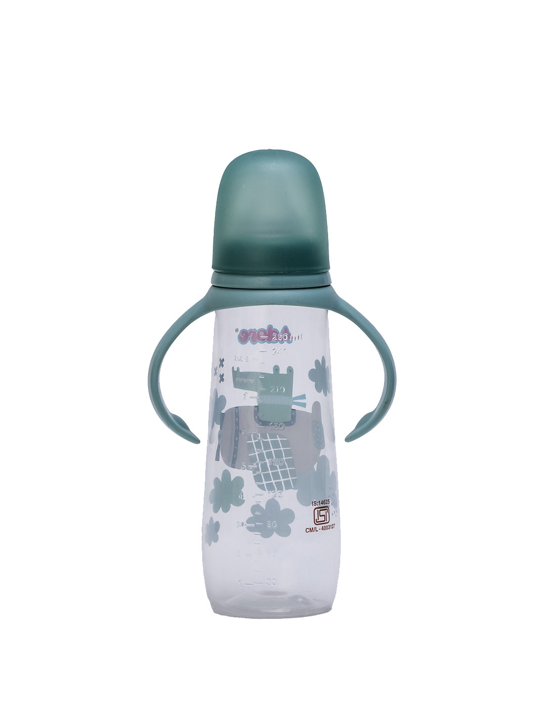 Adore Kids England Narrow Neck Feeding Bottles - 250 ml - Green