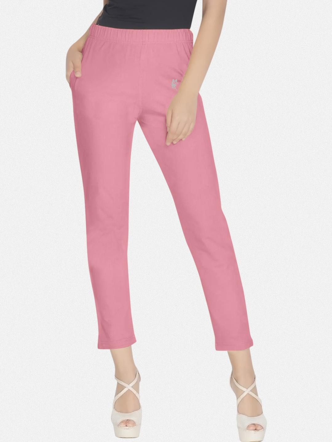 POOJA RAGENEE Cotton Solid Kurti Leggings