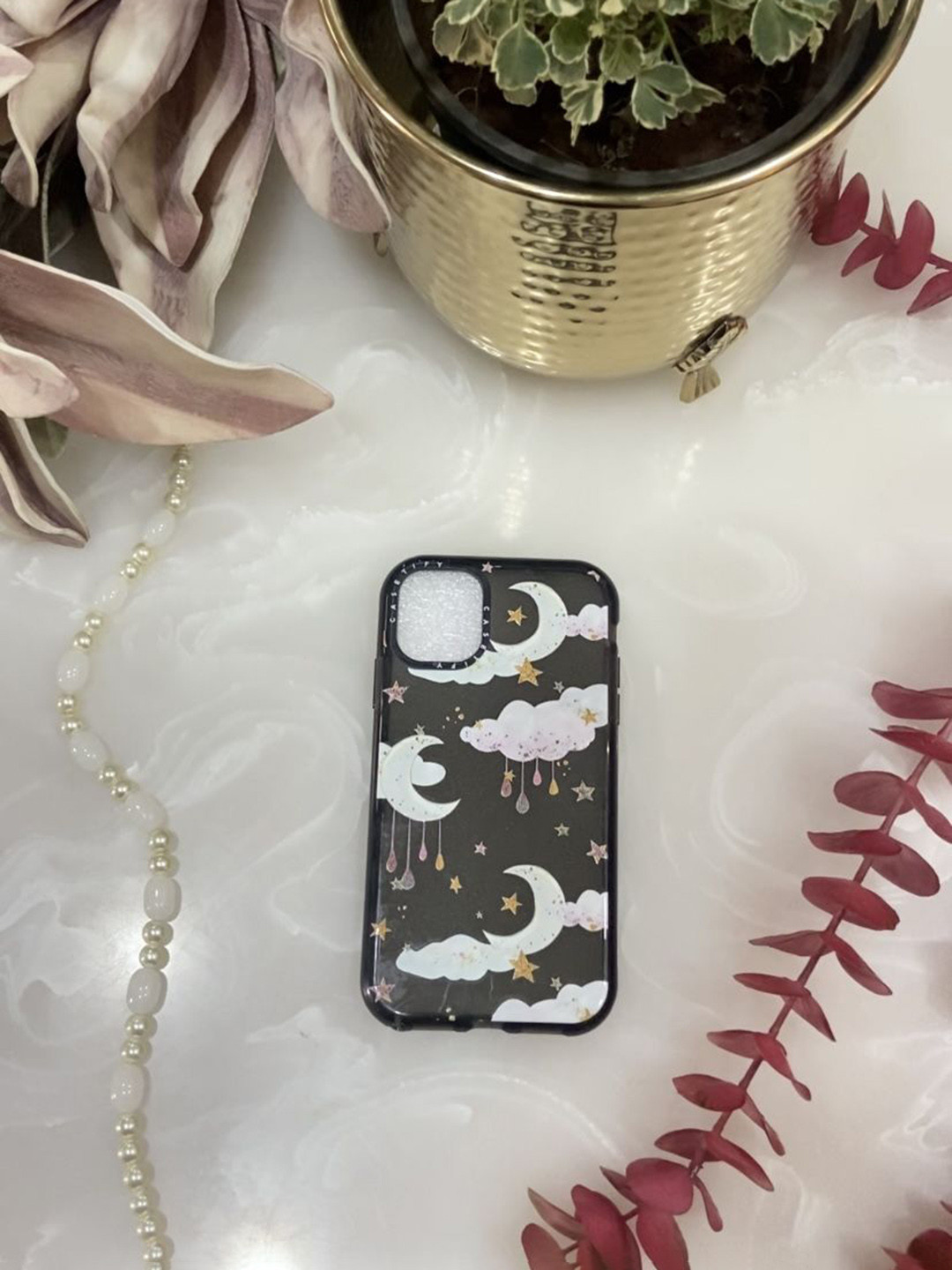 CASE CREATION Cloud Print iPhone 13 Back Case Mobile Accessories