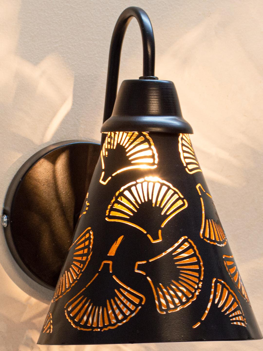 Decorcity Black Wall Mounted Porch Light