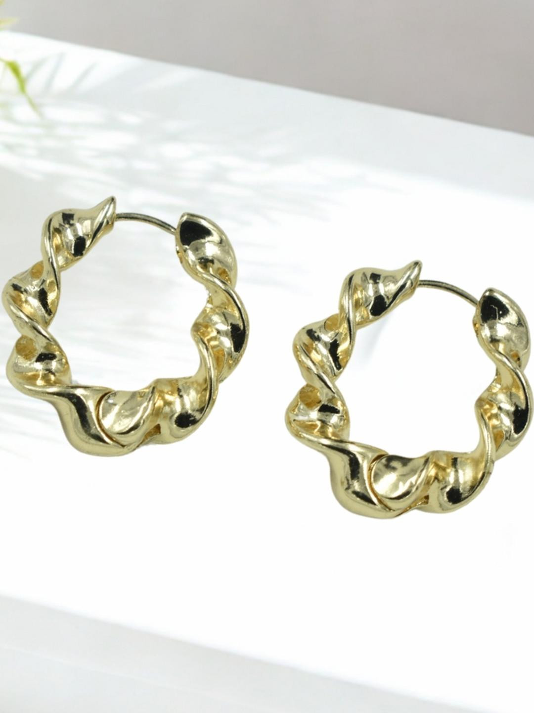J & C Fashion Arena Spherical Hoop Earrings
