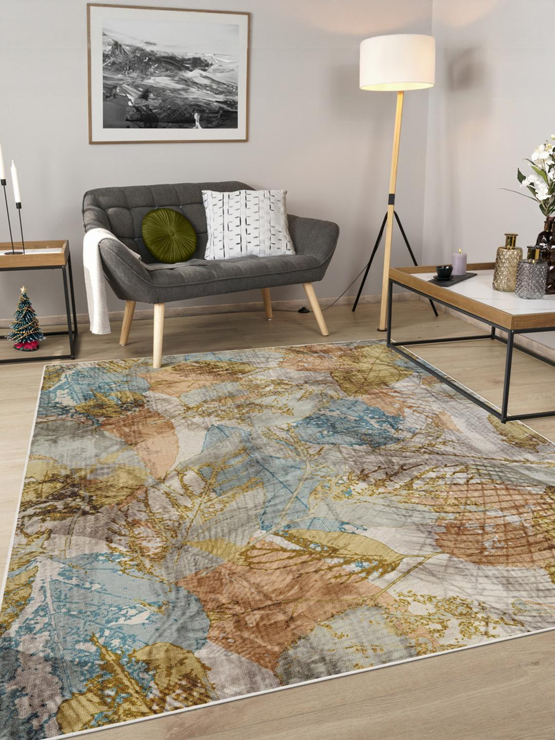 Kaleen India Gold Polyester Carpets