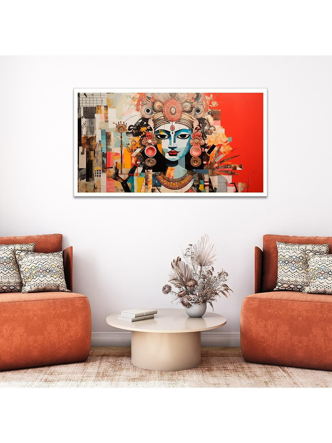 DEKORSTATION Canvas Religious Wall Paintings With Frame