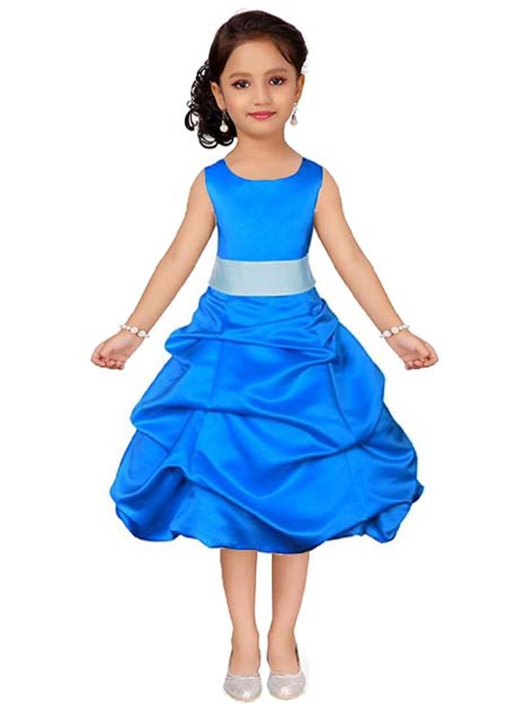 Shahina Fashion Girls Satin Party Dress