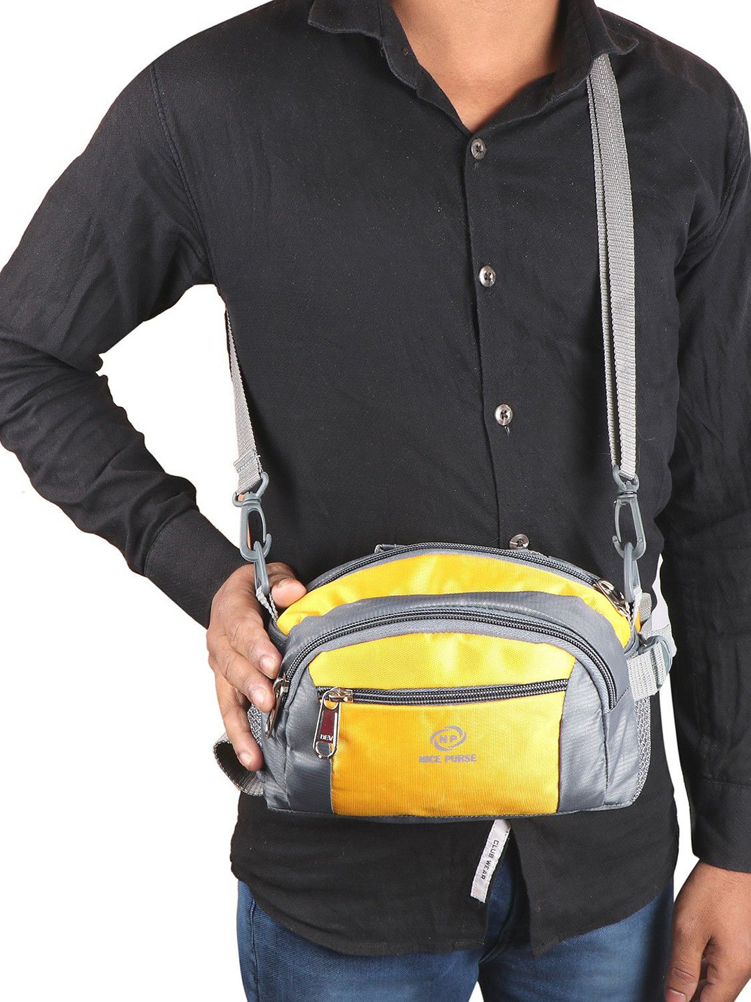 NICE PURSE Textured Waist Bag