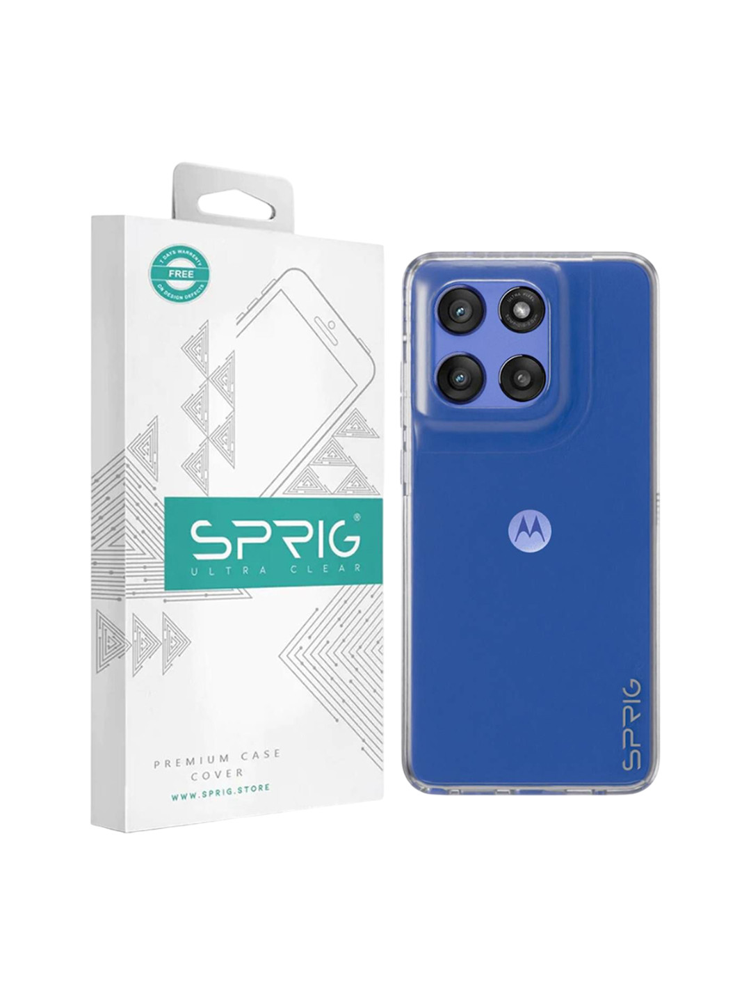 SPRIG Motorola Edge 60 Stylus Bayer Transparent Back Cover