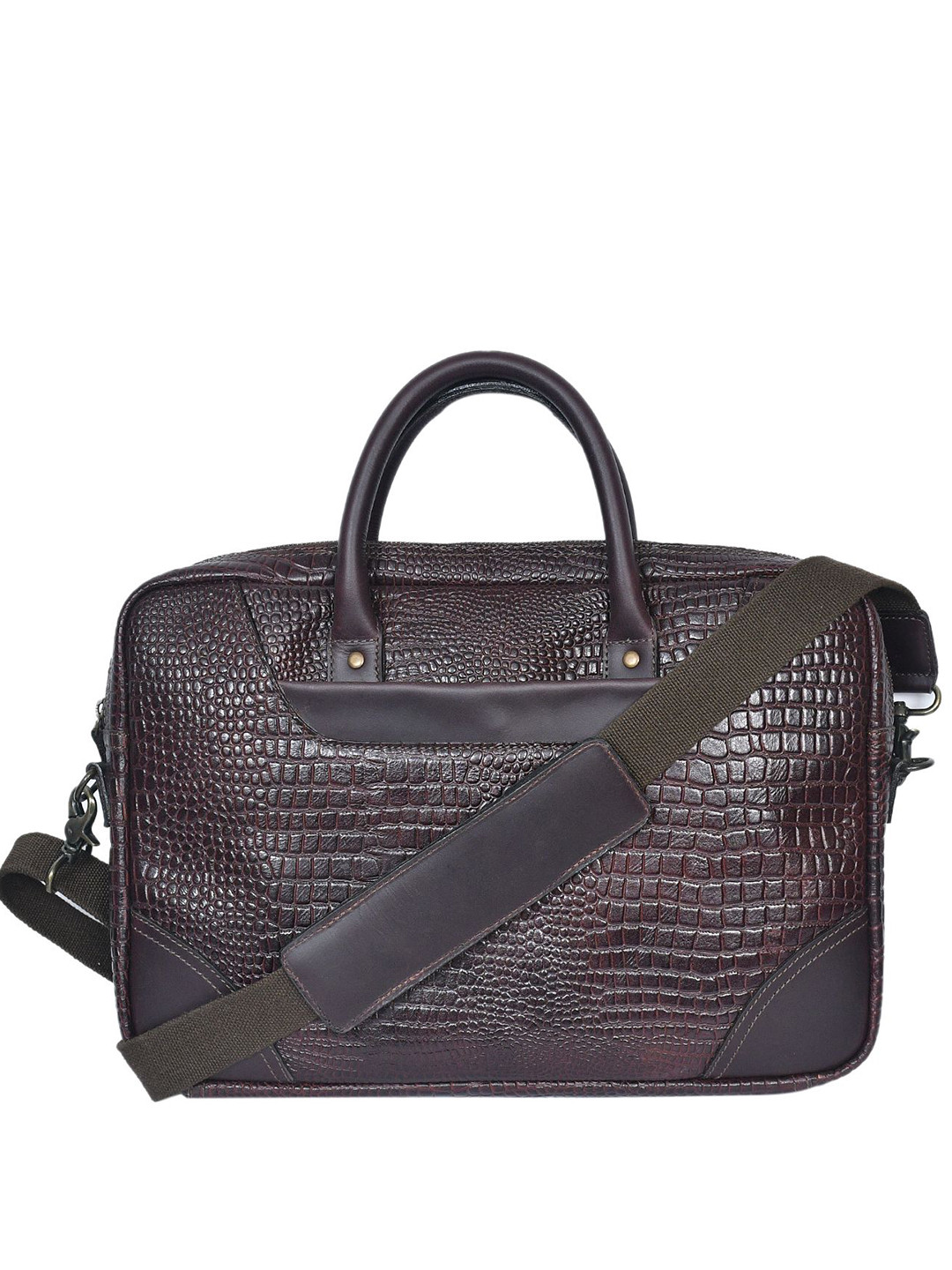 Celtic Leather Textured Laptop Bag