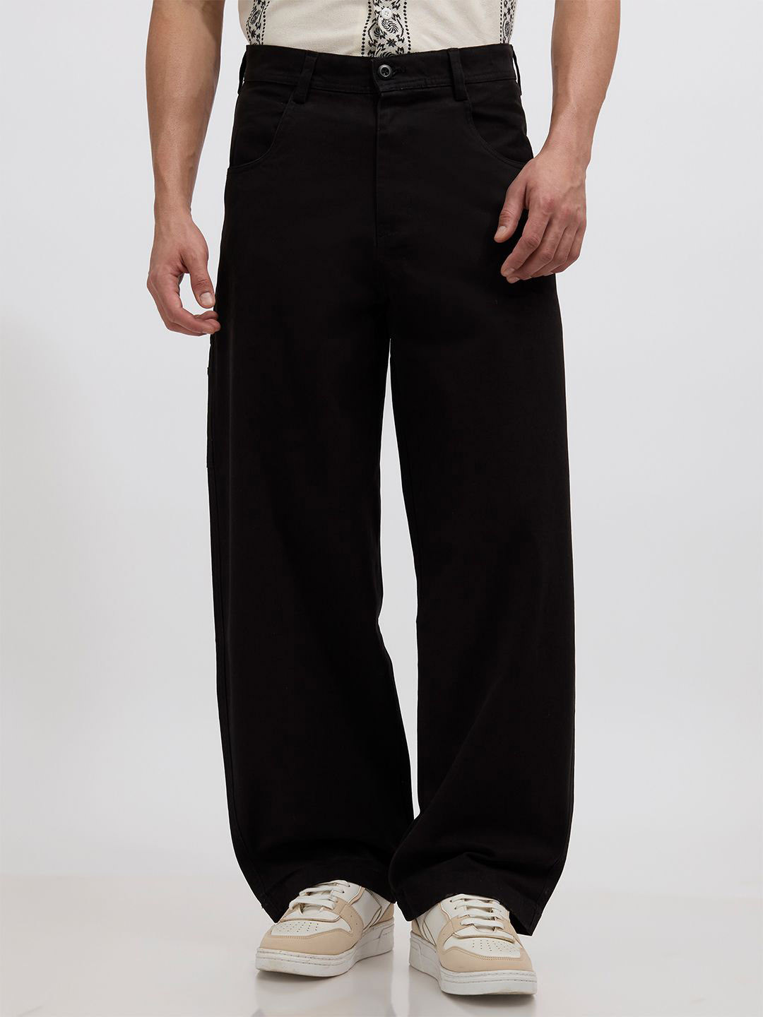Espanshe Quinton Men Supper Baggy Fit Mid-Rise Cargo Jeans