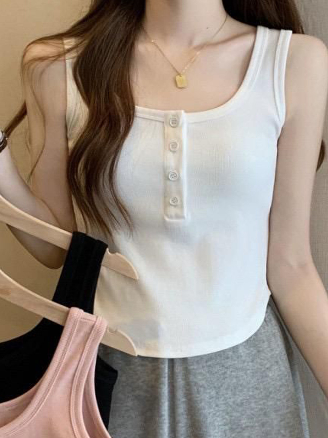 Miss Mosa By Akanksha  Women Tank Statement Summer Top