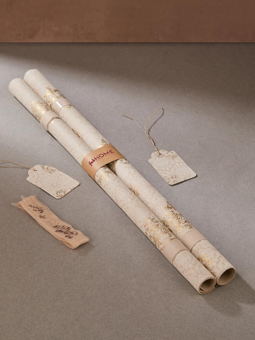 Fabindia Set Of 2 Self Design Paper Wrapping Sheets