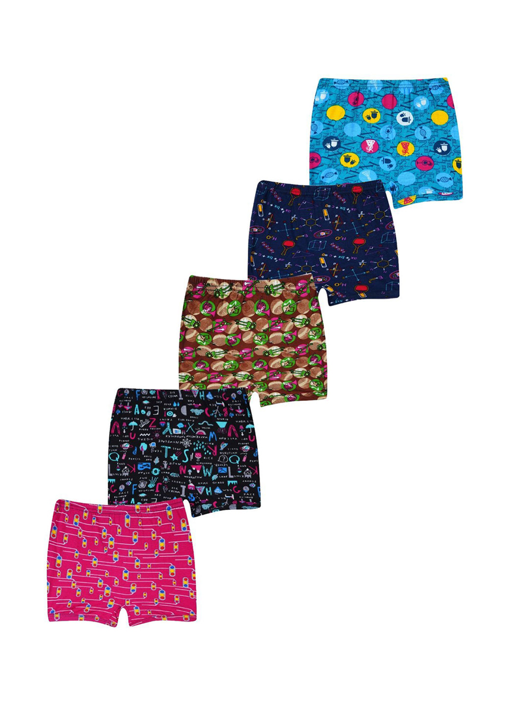 YELLOWDELIGHT Infant Boys Pack Of 5 Printed Briefs YD 813 Gaja (b) discharge prnt 0-6m-5p
