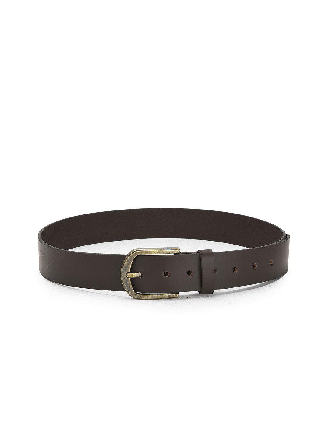 Cazzano Men Leather Formal Belt with Buckle Closure