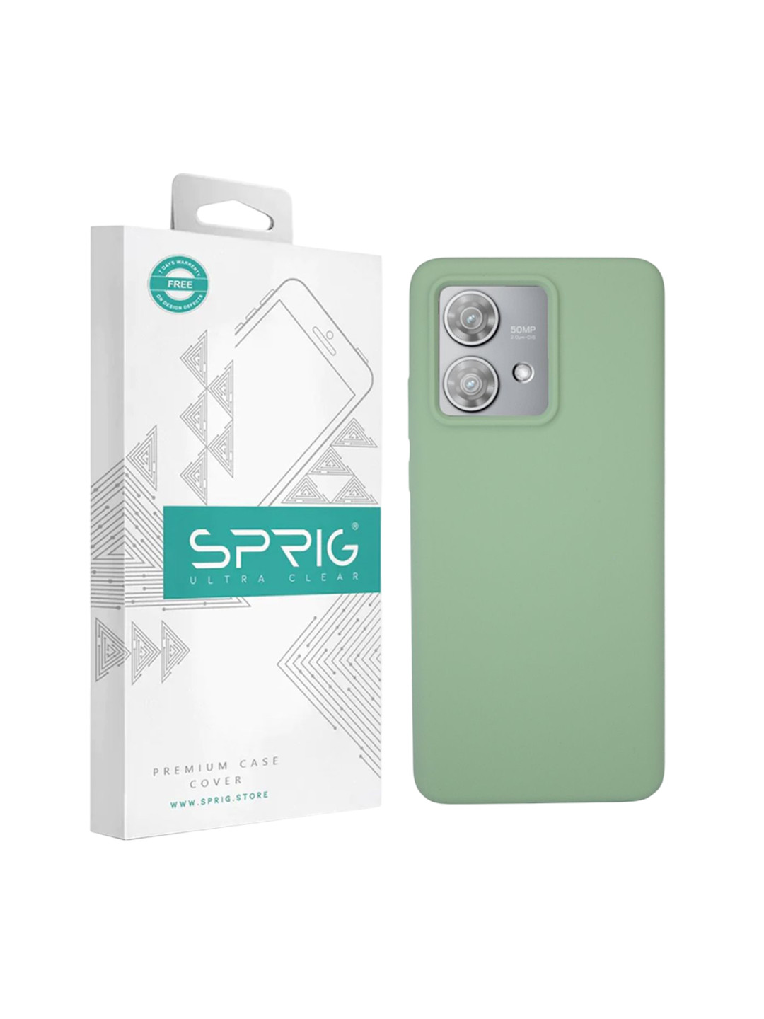 SPRIG Motorola Edge 40 Neo Silicone Impact Resistant Back Cover