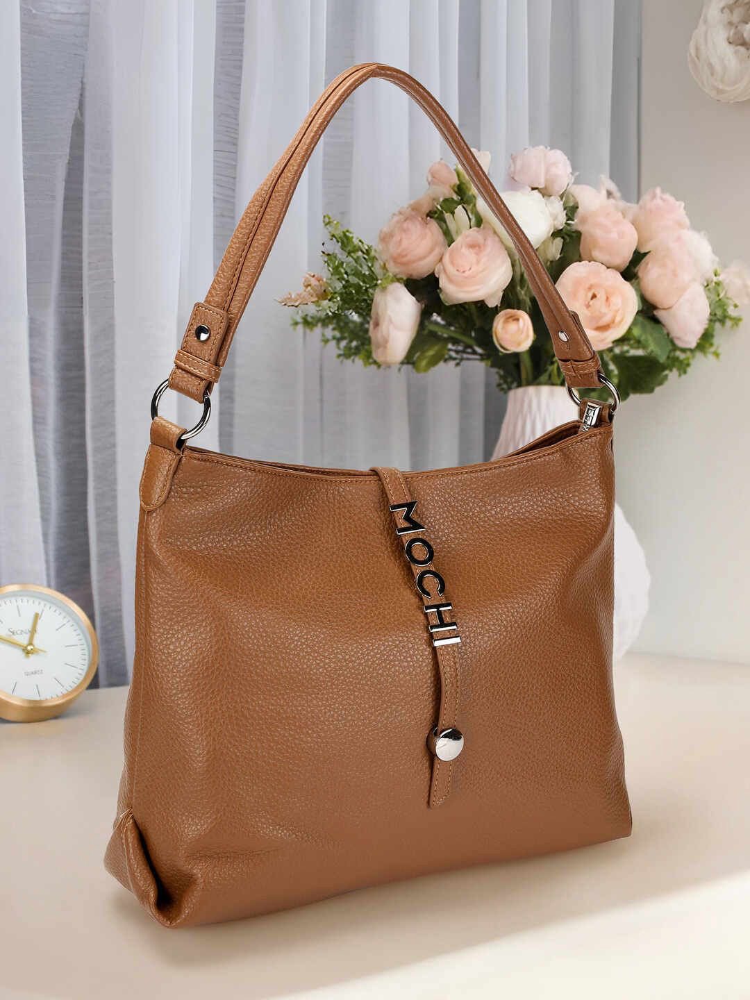 Mochi Brand Logo Printed Oversized Shopper Handheld Bag