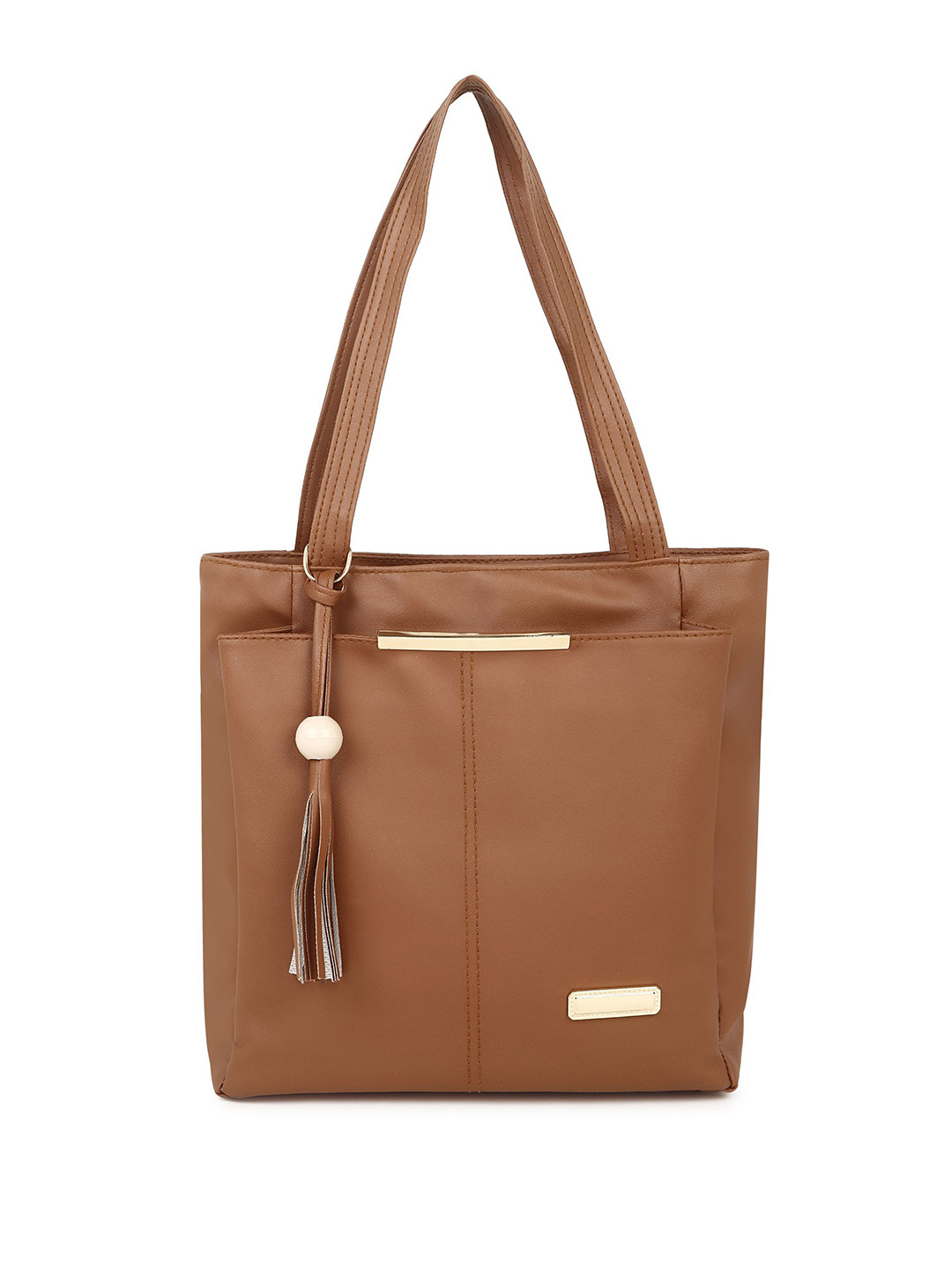DAISY STAR Women Solid Structured Tasselled Shoulder Bag