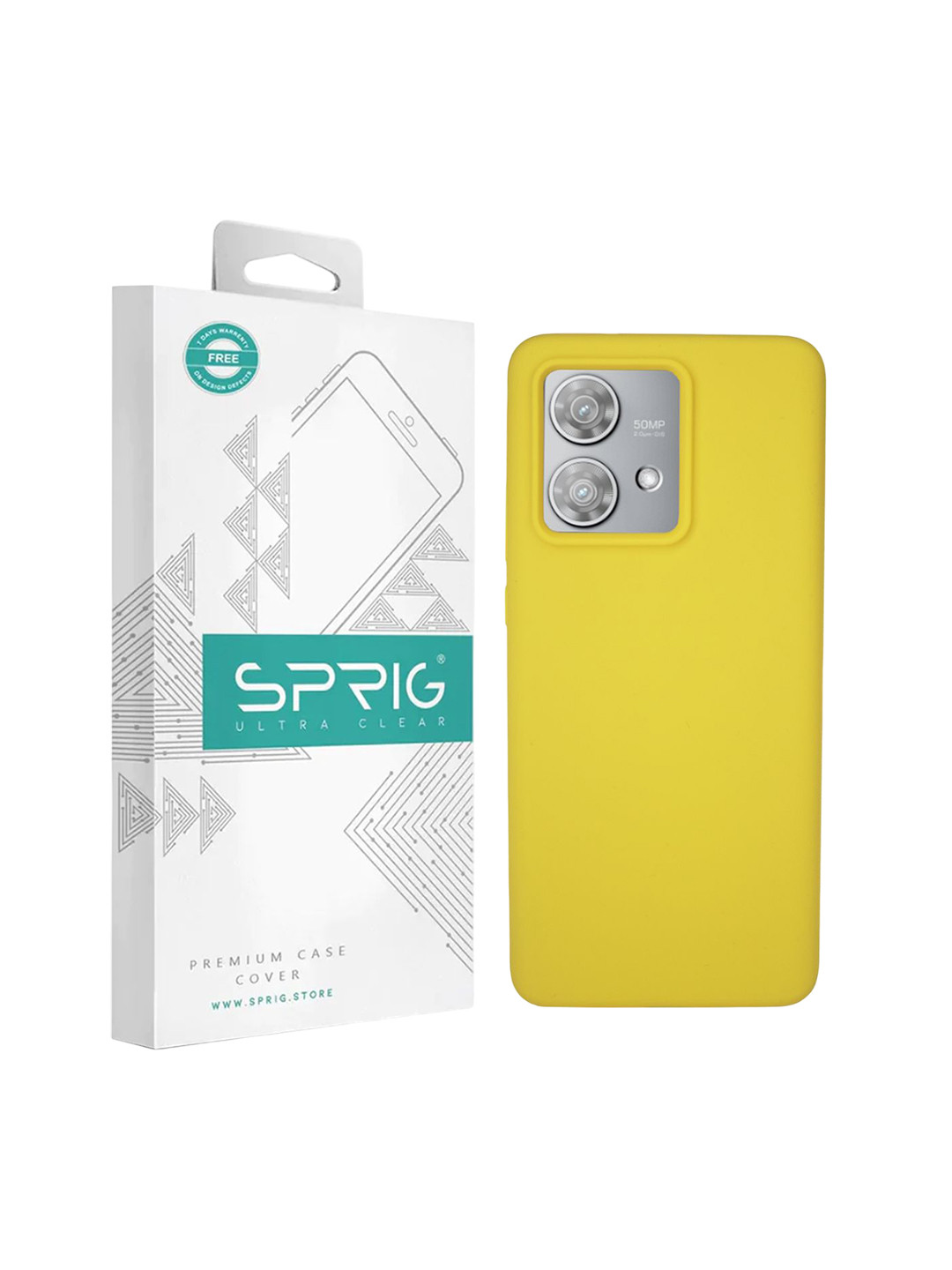 SPRIG Motorola Edge 40 Neo Silicone Back Cover Mobile Accessories