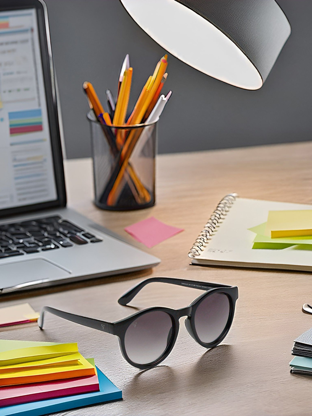 SUNNIES Unisex Full Rim Round Sunglasses with UV Protected Lens SNS-016-C2(C)