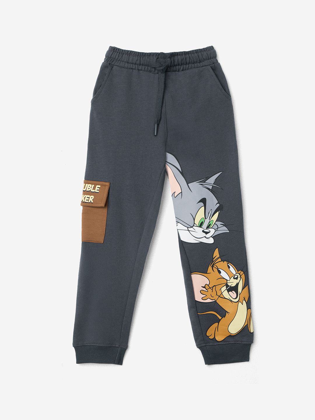 The Souled Store Boys Tom & Jerry Printed Regular FitMid-Rise Joggers