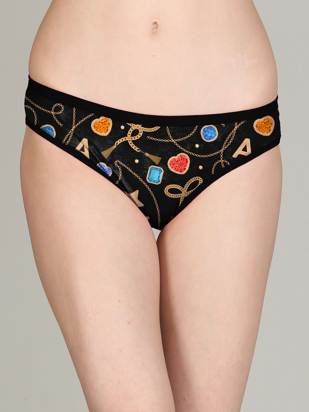Lola  Dola Abstract Printed Hipster Brief Panty(Print-01-070)