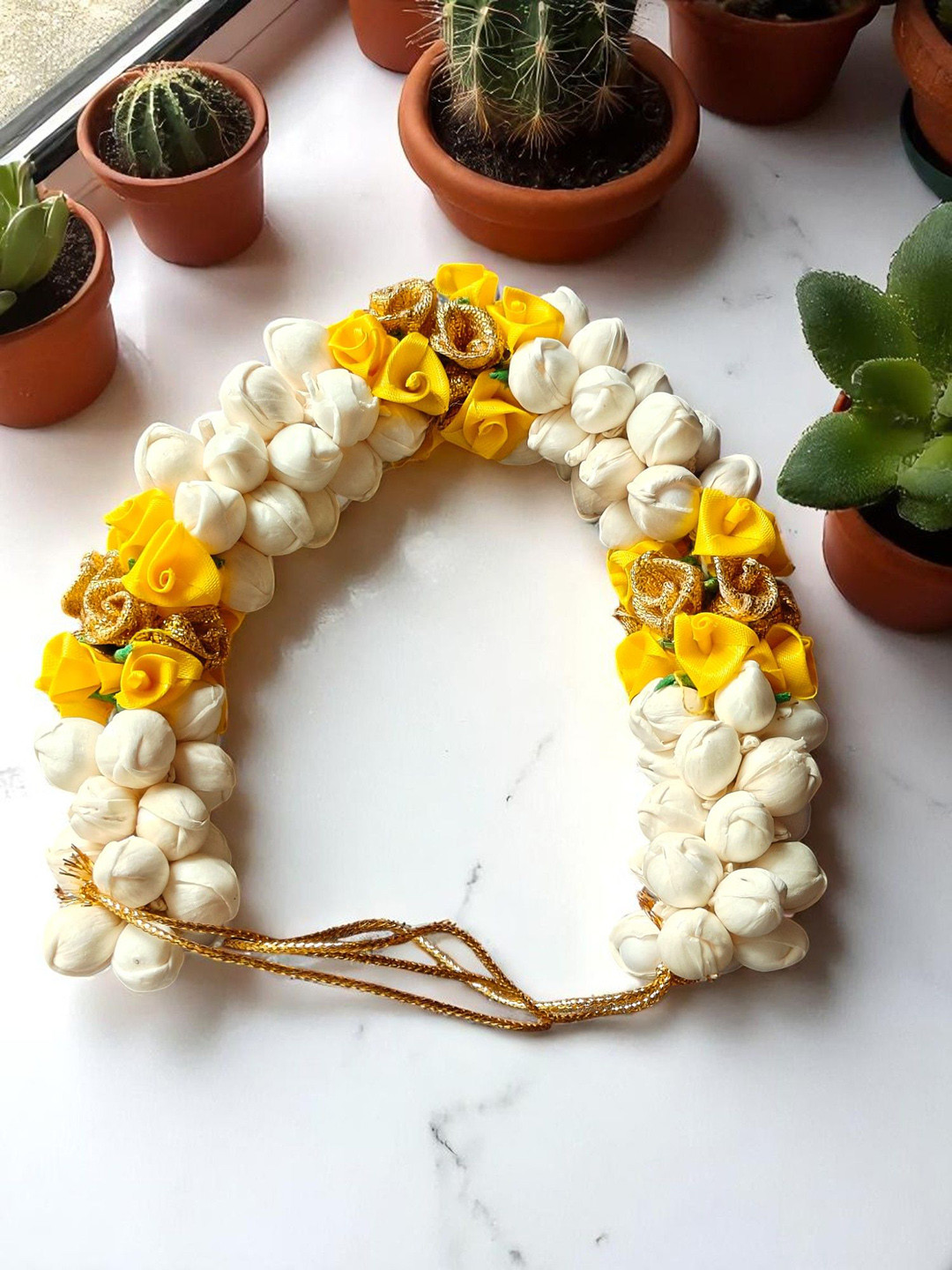 CHANDERKASH Artificial Mogra Gajra For Hair Bun