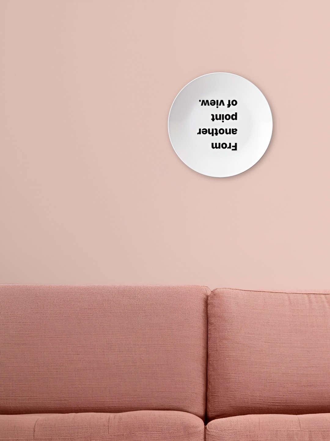 THE QUIRKY HOME From Another Point of View Crafted Ceramics Glossy Hall Wall Plates-8In