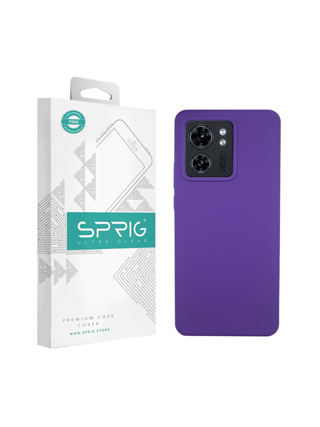 SPRIG Motorola Edge 40 Silicone Impact Resistant Back Cover
