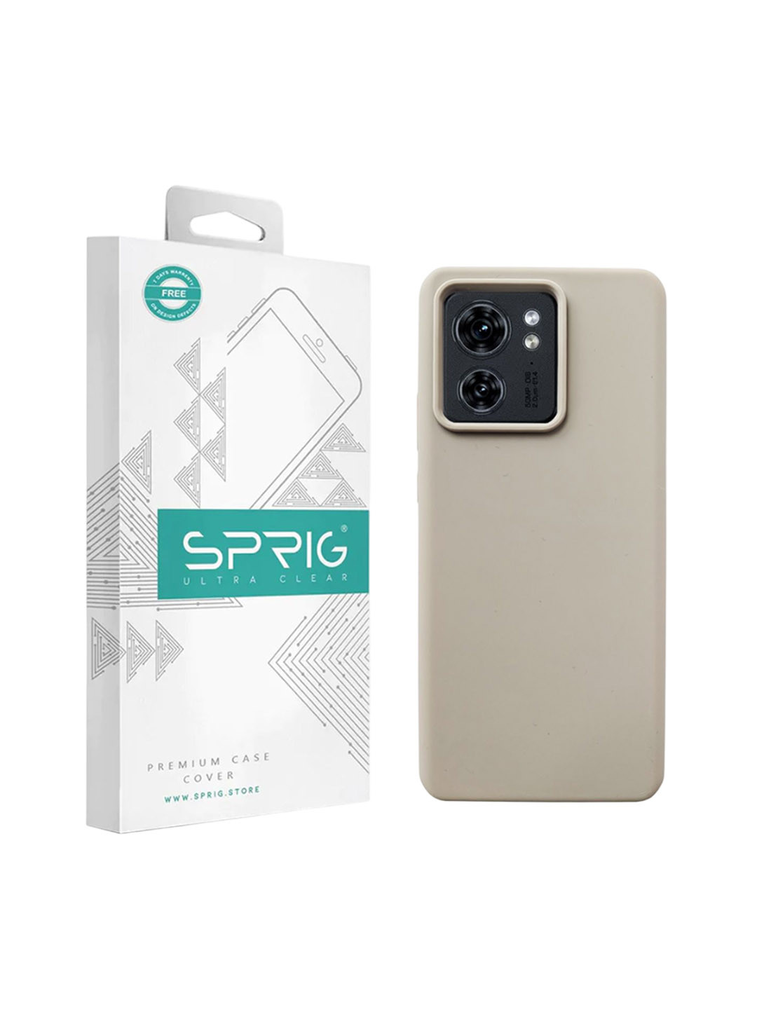 SPRIG Motorola Edge 40 Silicone Impact Resistant Back Cover