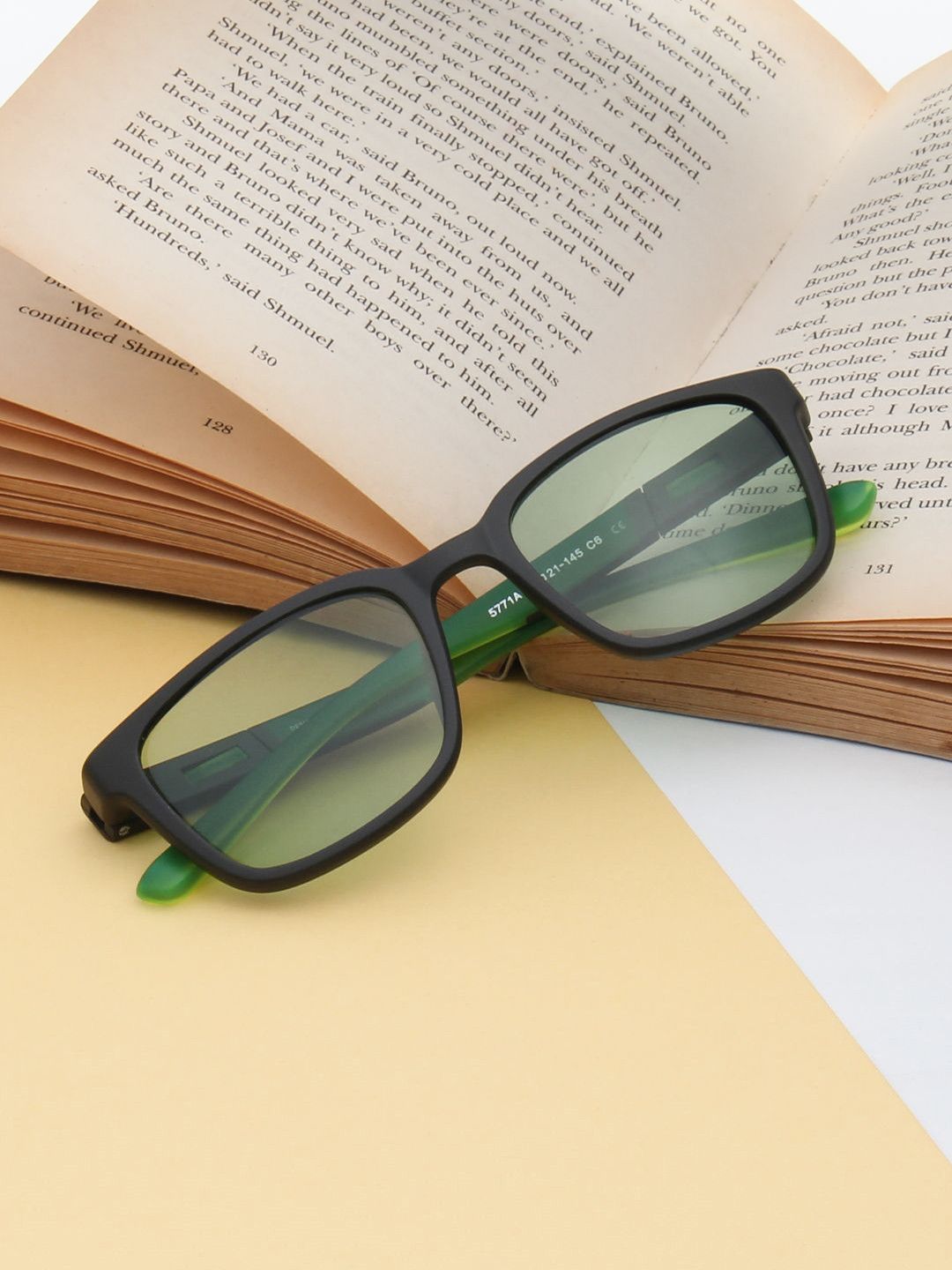 Ted Smith Unisex Aesthetic-Brat Green Sports Sunglasses with Polarized Lens